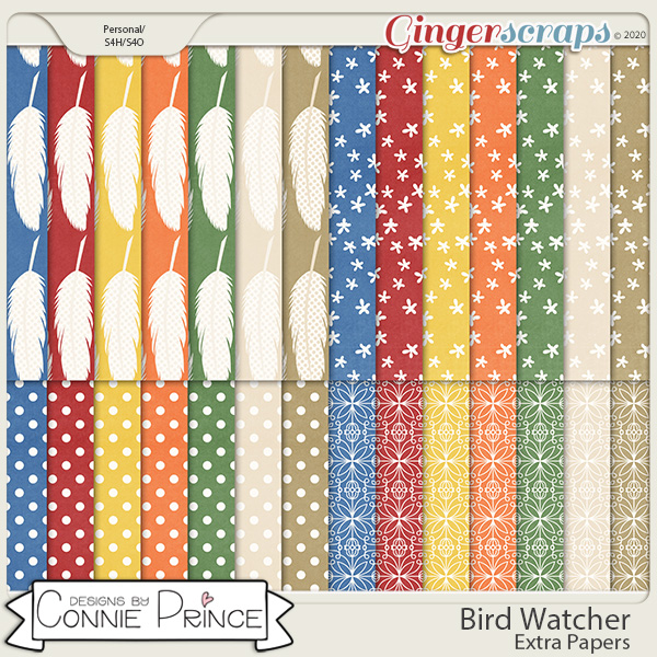 Bird Watcher - Extra Papers by Connie Prince