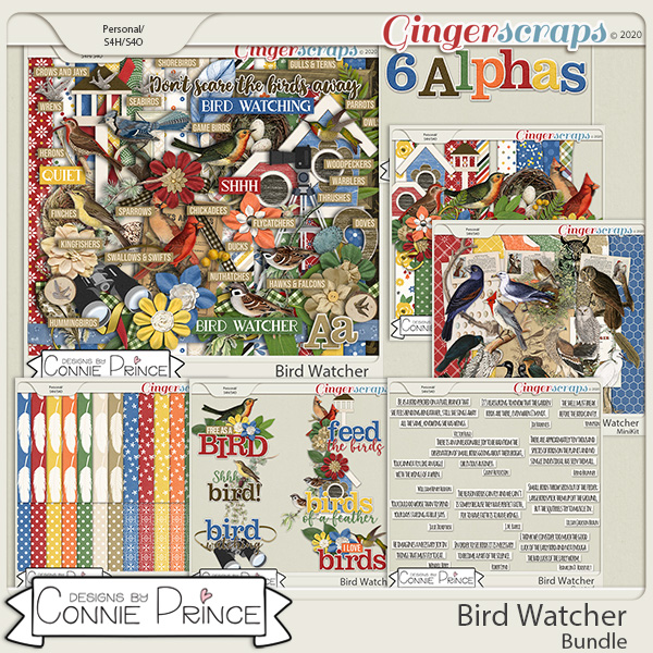 Bird Watcher - Bundle Collection by Connie Prince