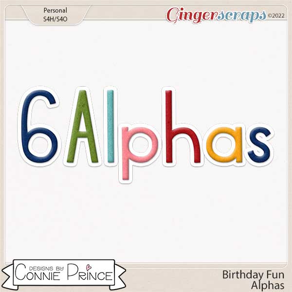 Birthday Fun - Alpha Pack AddOn by Connie Prince