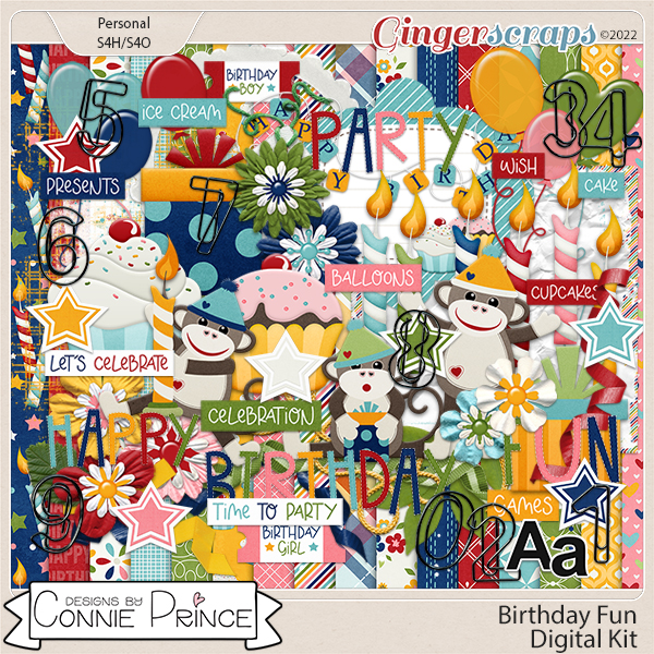 Birthday Fun - Kit by Connie Prince