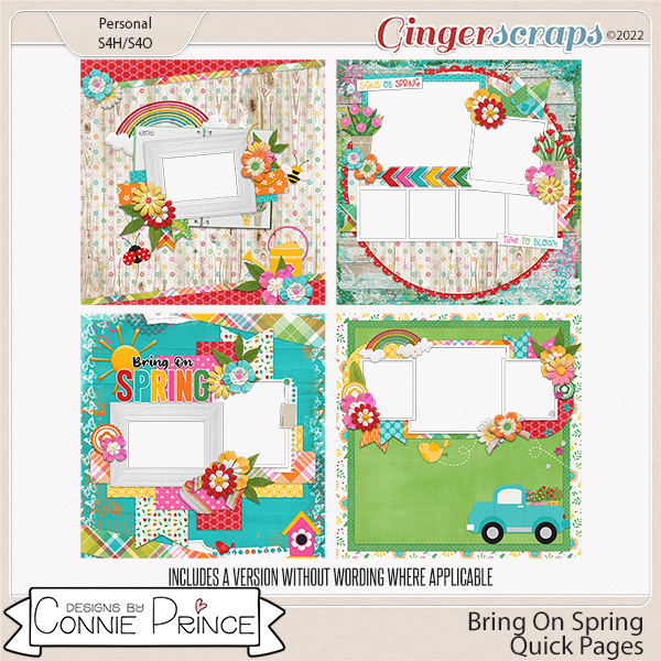 Bring On Spring - Quick Pages by Connie Prince