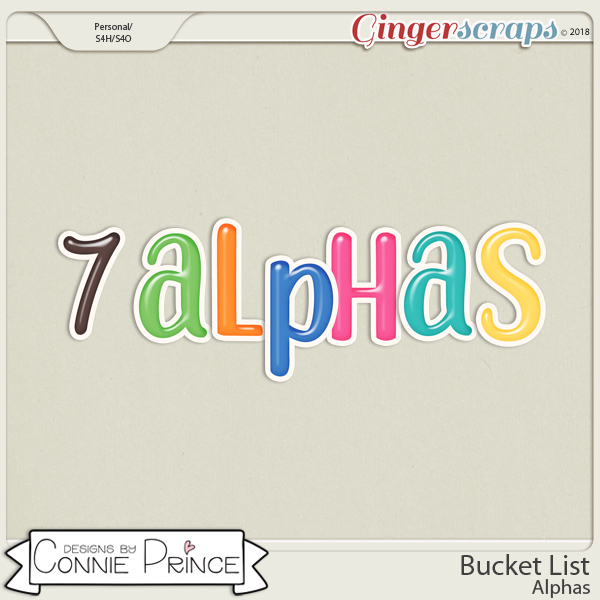 Bucket List- Alpha Pack AddOn by Connie Prince
