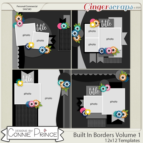 Built In Borders Volume 1 - 12x12 Temps (CU Ok) by Connie Prince