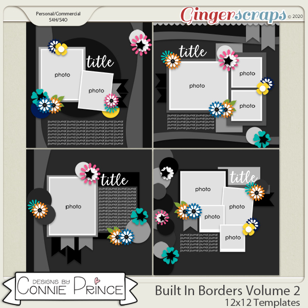 Built In Borders Volume 2 - 12x12 Temps (CU Ok) by Connie Prince