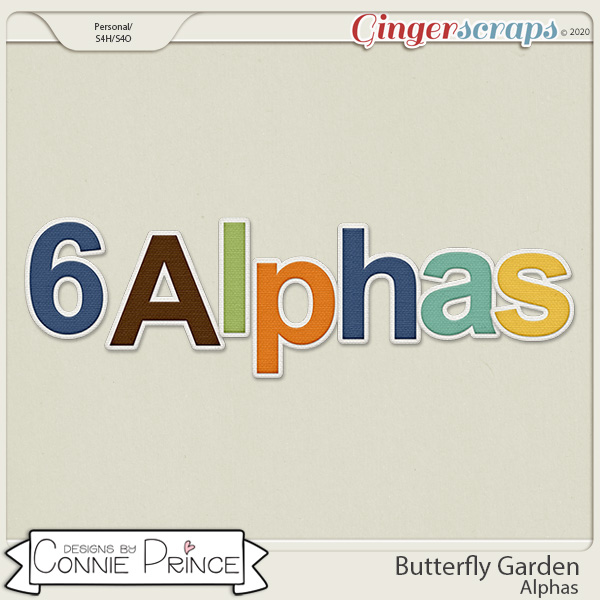 Butterfly Garden - Alpha Pack AddOn by Connie Prince