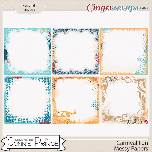 Carnival Fun - Page Edges by Connie Prince