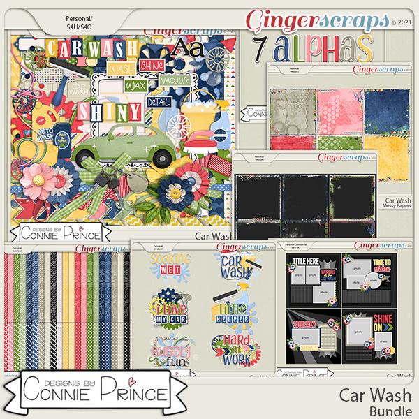 Car Wash  - Bundle by Connie Prince