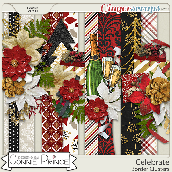 Celebrate - Border Clusters by Connie Prince