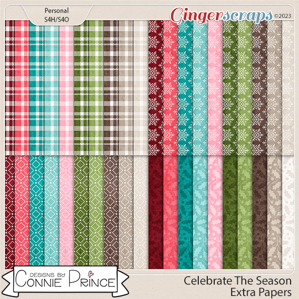 Celebrate The Season - Extra Papers by Connie Prince