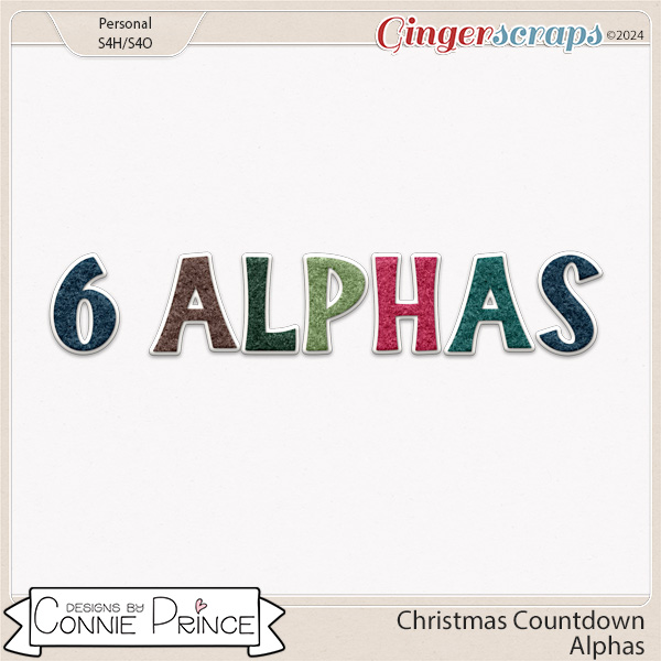 Christmas Countdown - Alpha Pack AddOn by Connie Prince