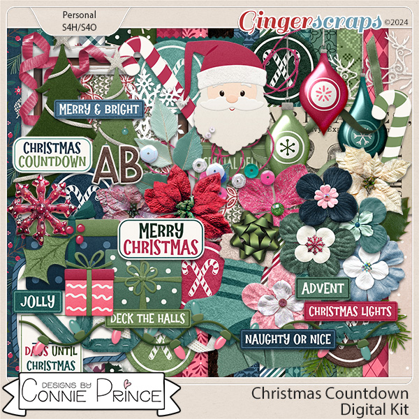 Christmas Countdown - Kit by Connie Prince