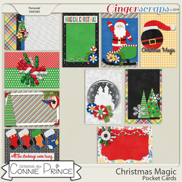 Christmas Magic - Pocket Cards by Connie Prince