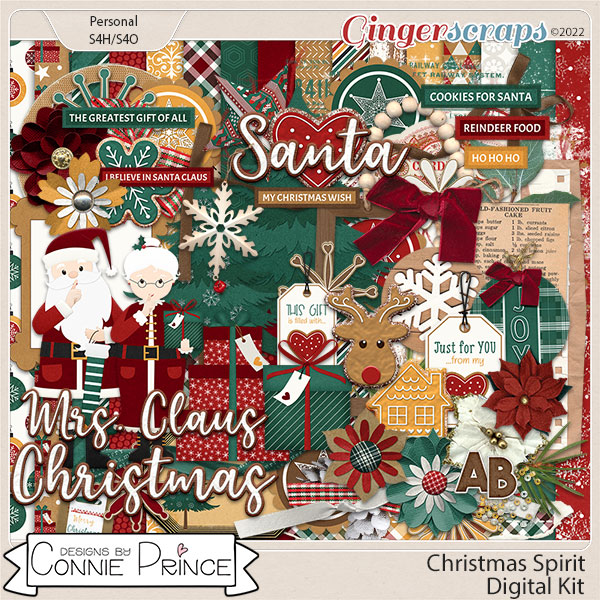 Christmas Spirit - Kit by Connie Prince