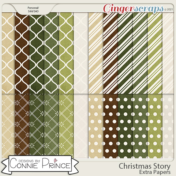 Christmas Story - Extra Papers by Connie Prince