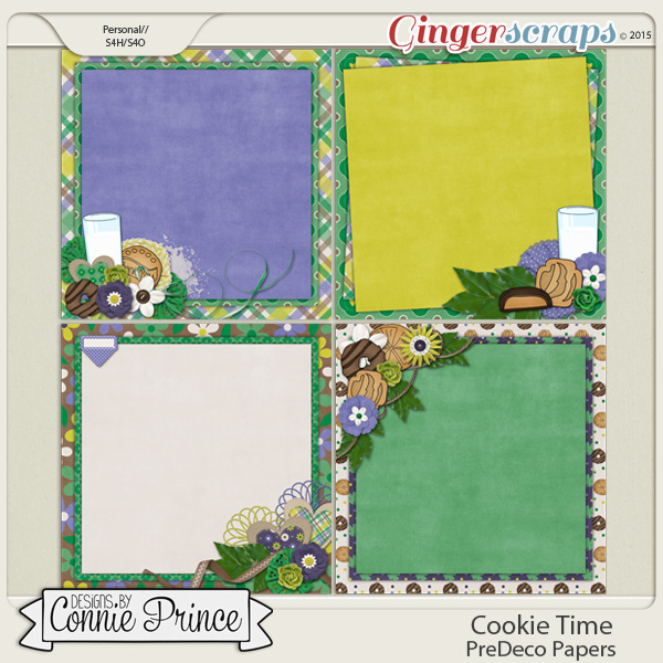 Cookie Time- PreDeco Papers