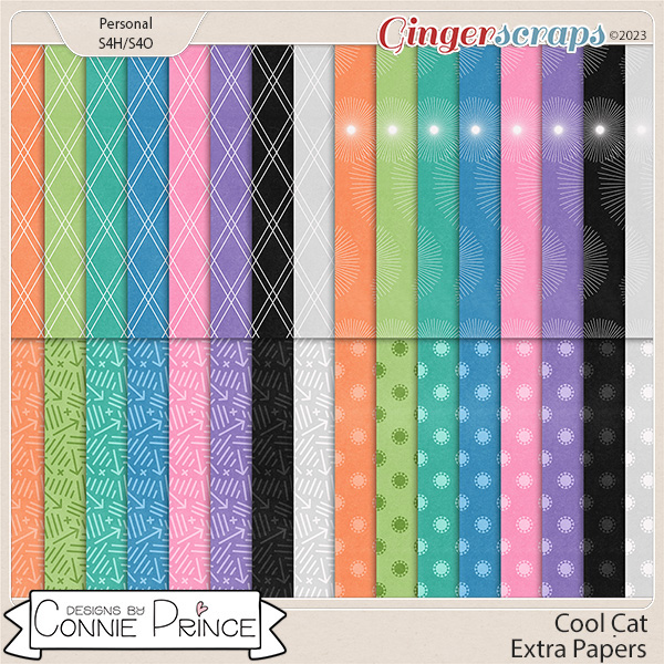 Cool Cat - Extra Papers by Connie Prince