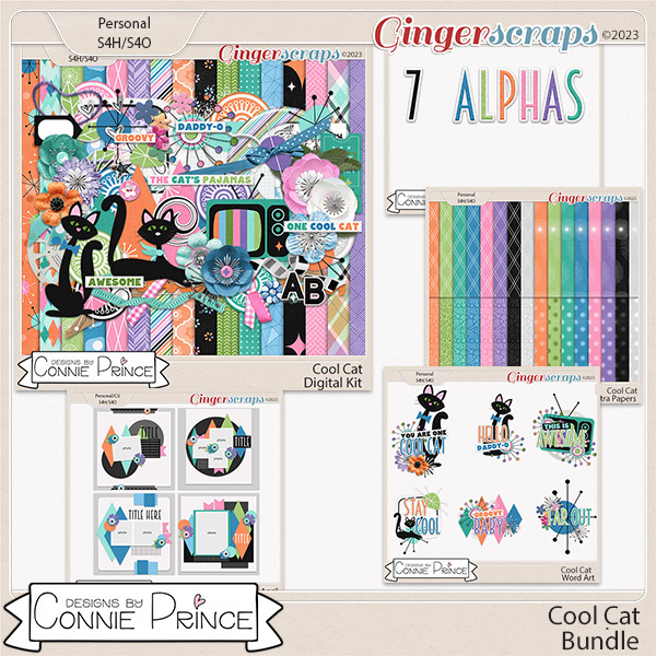 Cool Cat - Bundle by Connie Prince