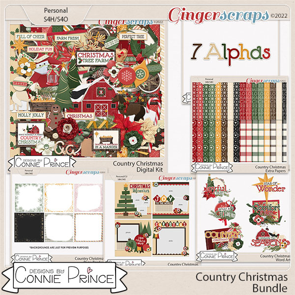 Country Christmas - Bundle by Connie Prince