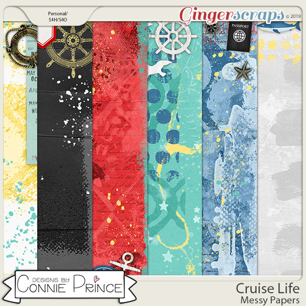 Cruise Life - Messy Papers by Connie Prince