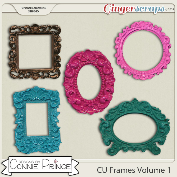 Commercial Use Frames Volume 1 by Connie Prince.