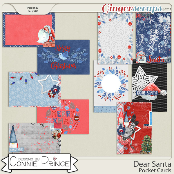 Dear Santa - Pocket Cards by Connie Prince
