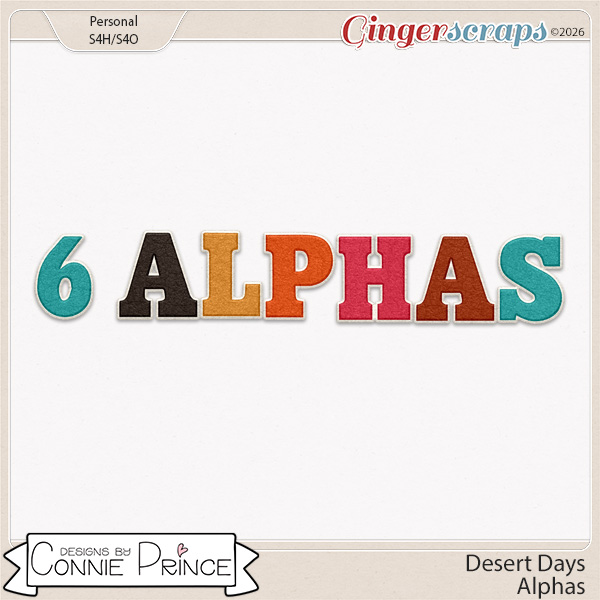 Desert Days - Alpha Pack AddOn by Connie Prince