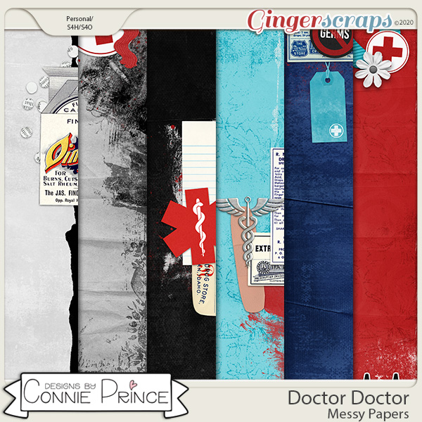 Doctor Doctor - Messy Papers by Connie Prince