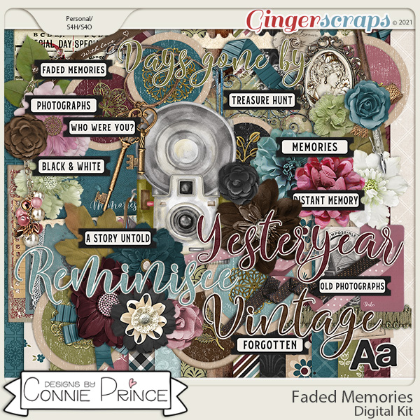 Faded Memories  - Kit by Connie Prince