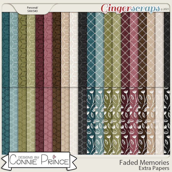 Faded Memories  - Extra Papers by Connie Prince