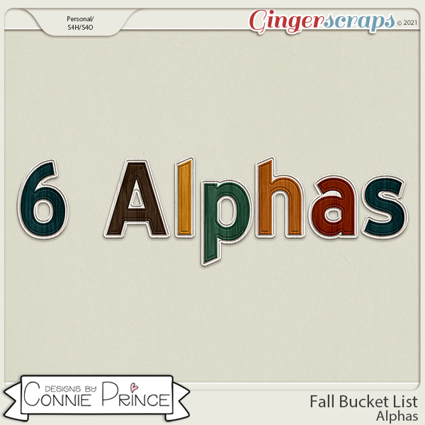 Fall Bucket List  - Alpha Pack AddOn by Connie Prince