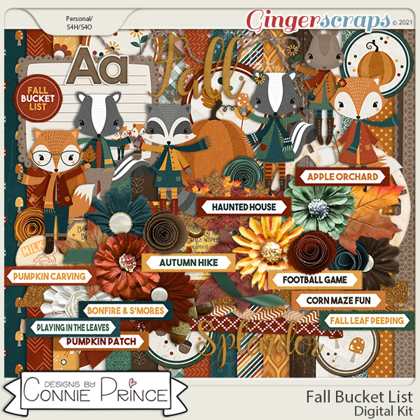 Fall Bucket List  - Kit by Connie Prince