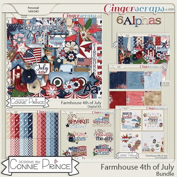 Farmhouse 4th of July - Bundle by Connie Prince