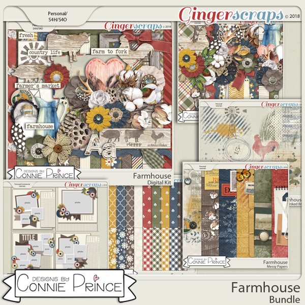 Farmhouse- Core Bundle by Connie Prince