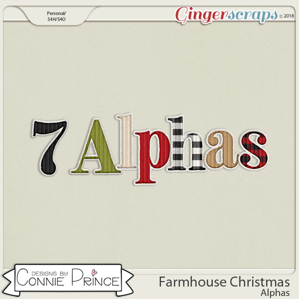 Farmhouse Christmas - Alpha Pack AddOn by Connie Prince