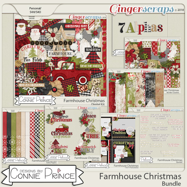 Farmhouse Christmas - Bundle by Connie Prince