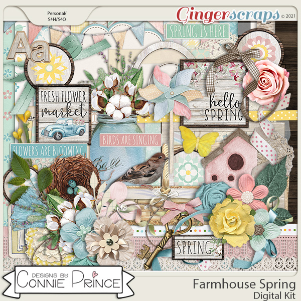 Farmhouse Spring - Kit by Connie Prince