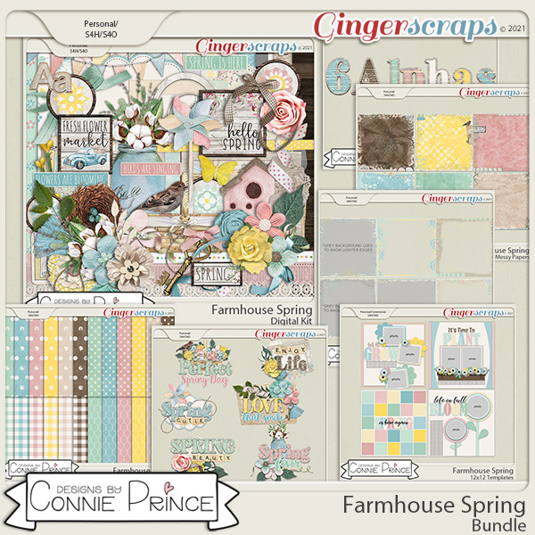 Farmhouse Spring - Bundle by Connie Prince