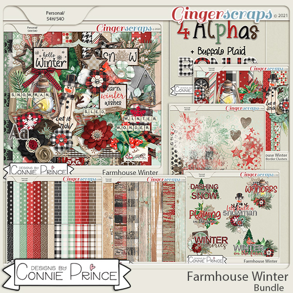 Farmhouse Winter - Bundle by Connie Prince