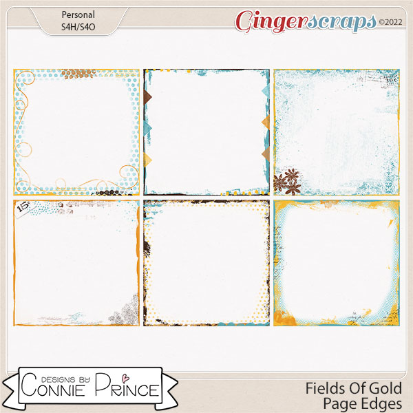 Fields of Gold - Page Edges by Connie Prince