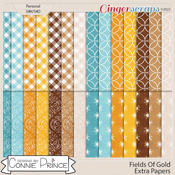 Fields of Gold - Extra Papers by Connie Prince