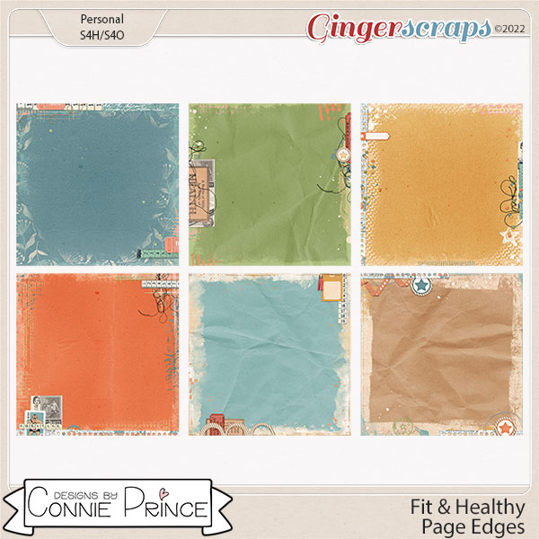 Fit & Healthy - Messy Papers by Connie Prince