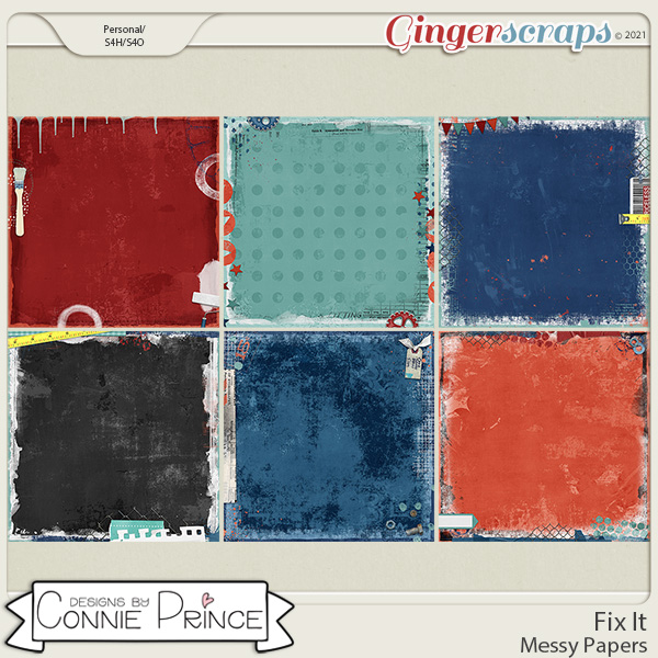 Fix It  - Messy Papers by Connie Prince