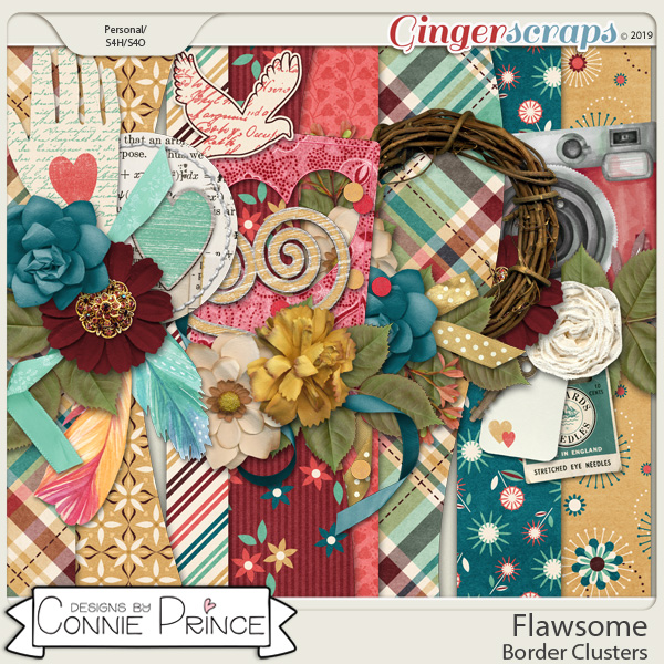 Flawsome - Border Clusters by Connie Prince