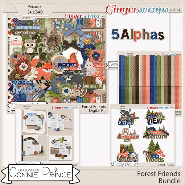 Forest Friends - Bundle by Connie Prince