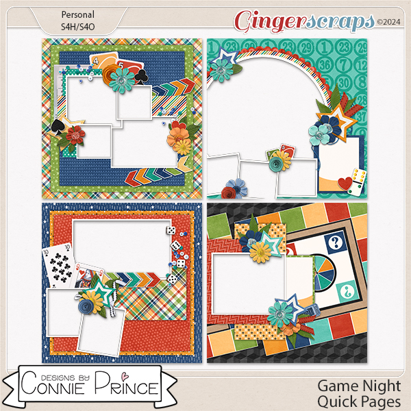 Game Night - Quick Pages by Connie Prince