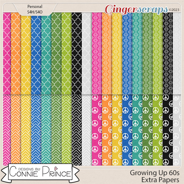 Growing Up 60s - Extra Papers by Connie Prince