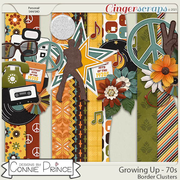 Growing Up 70s - Borders by Connie Prince