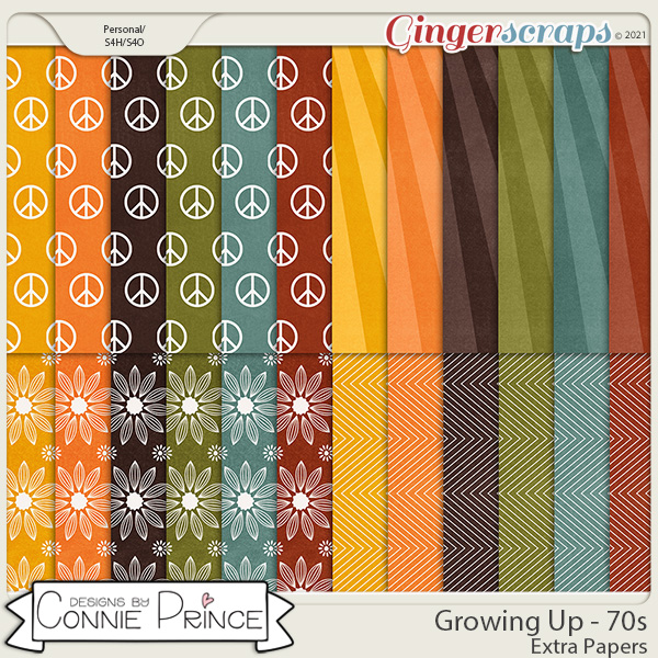 Growing Up 70s - Extra Papers by Connie Prince