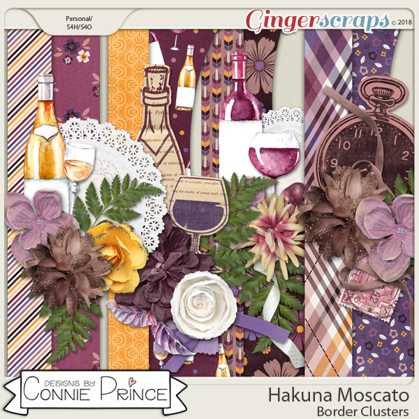 Hakuna Moscato - Border Clusters by Connie Prince
