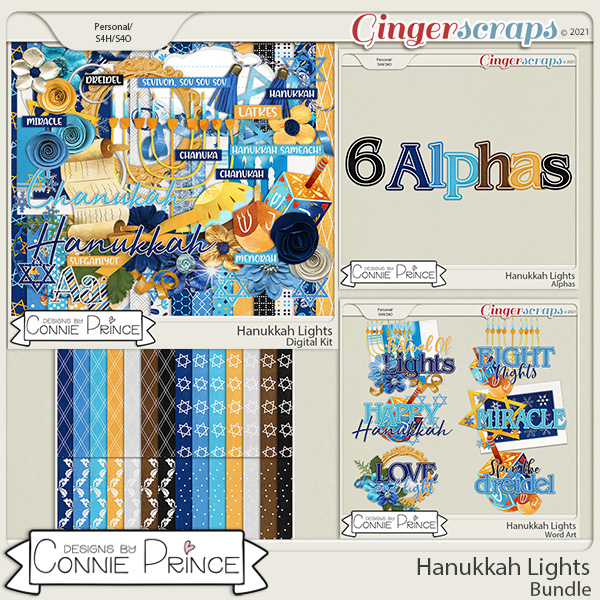 Hanukkah Lights  - Bundle by Connie Prince